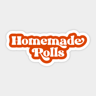 Homemade Rolls Retro Fall Toddler Sweater Funny Thanksgiving Day Baby Bodysuit Sticker